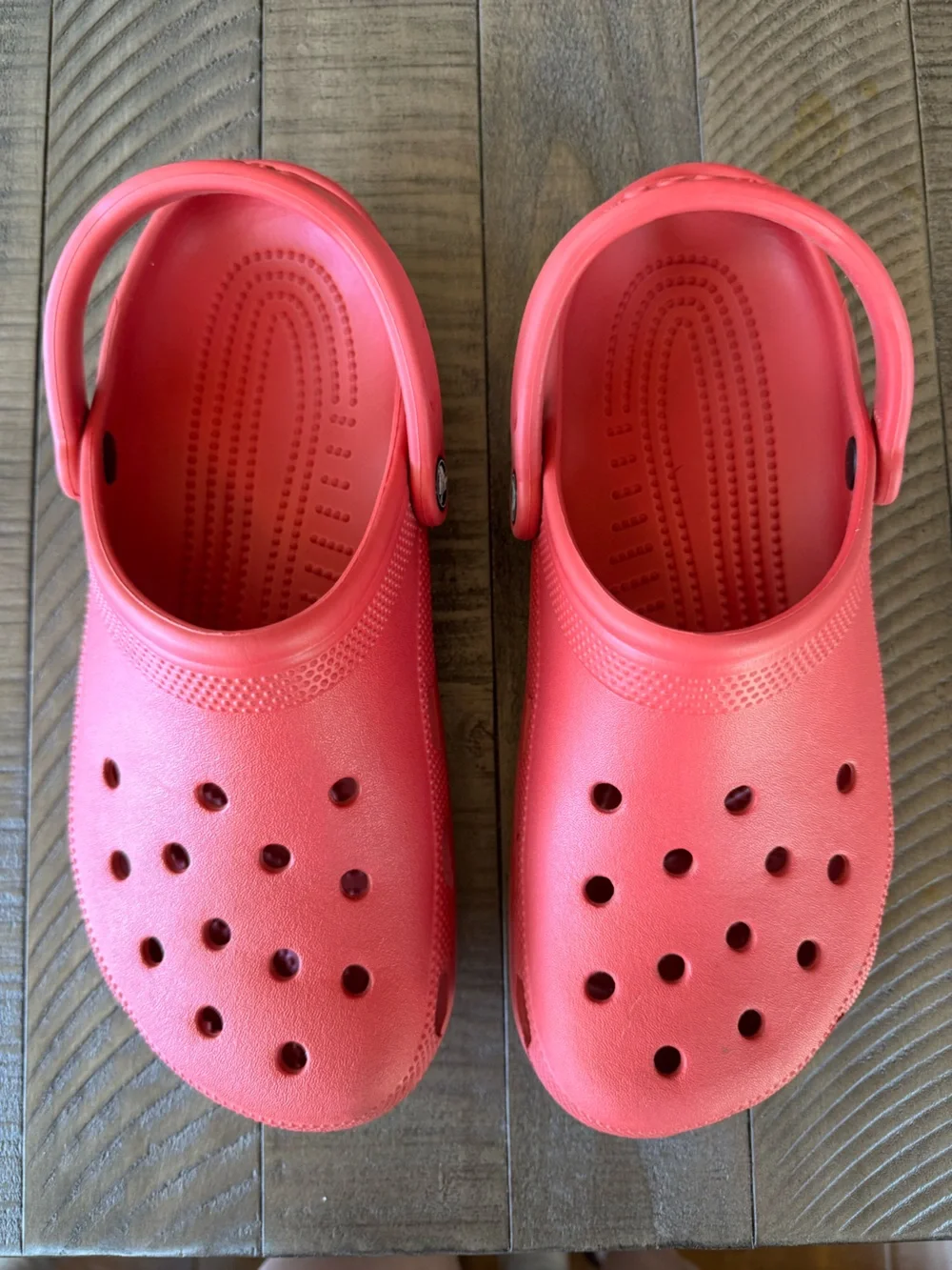 CROCS - Classic Crocs Comfort Clogs Dragon Fruit Red Men’s Size 9  (W/11)